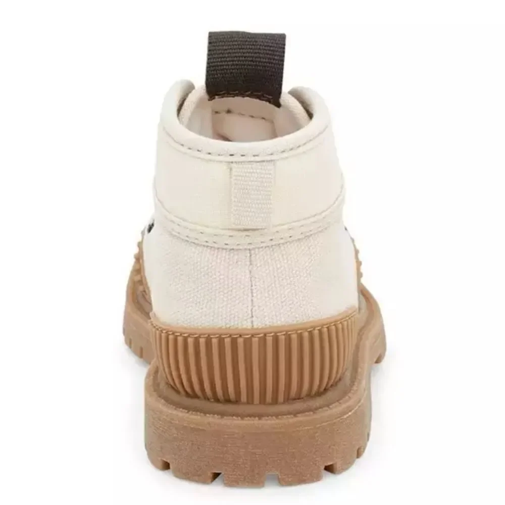 CARTERS TODDLER Cisco Ivory Slip on BOOTS size 6